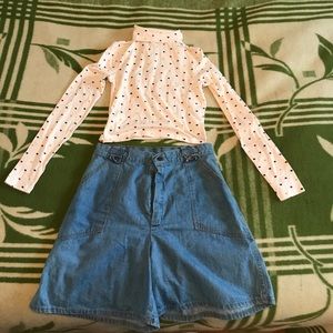 forever 21 cropped turtleneck